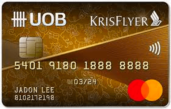 credit card for wedding banquet - uob krisflyer