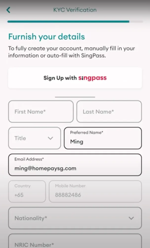 HomePay App Registration HomePay App Registration